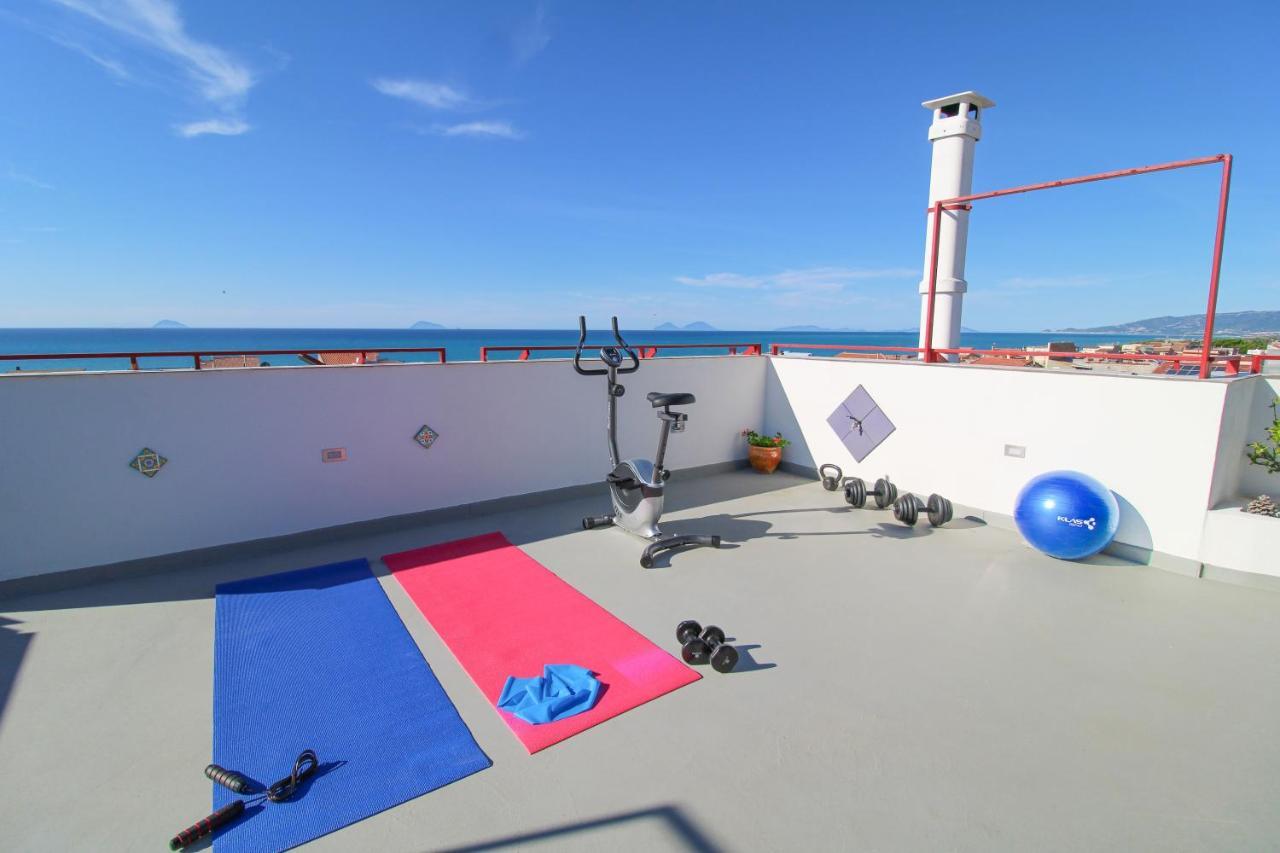 Duca D'Aosta Terrace, Skypool & Sauna Acquedolci Bagian luar foto